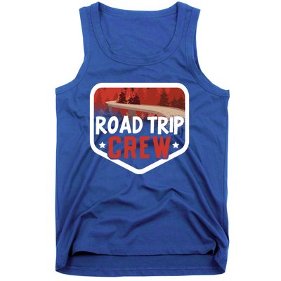 Traveler Vacation Road Trip Crew Watercolor Gift Tank Top