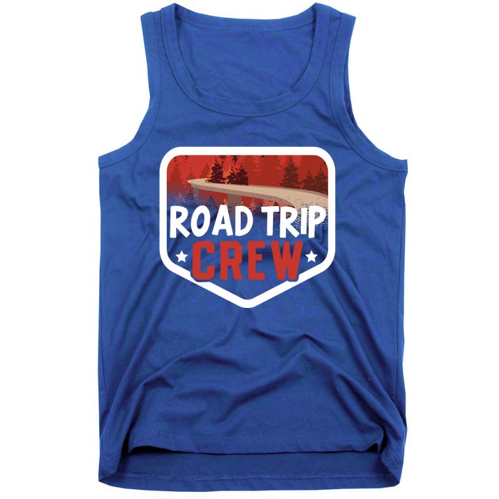 Traveler Vacation Road Trip Crew Watercolor Gift Tank Top