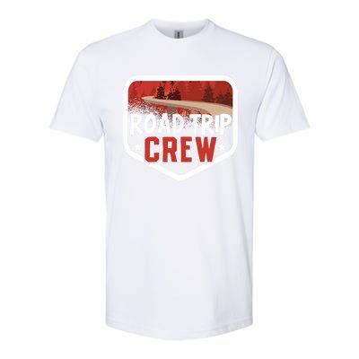 Traveler Vacation Road Trip Crew Watercolor Gift Softstyle CVC T-Shirt