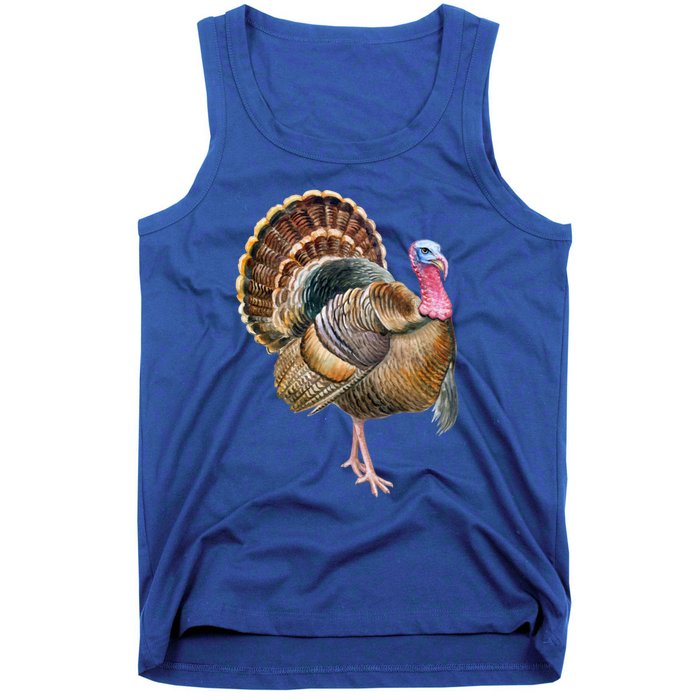 Turkey Vintage Retro Gobble Gobble Thanksgiving Classic Funny Gift Tank Top