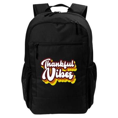 Thankful Vibes Retro Vintage Backpack