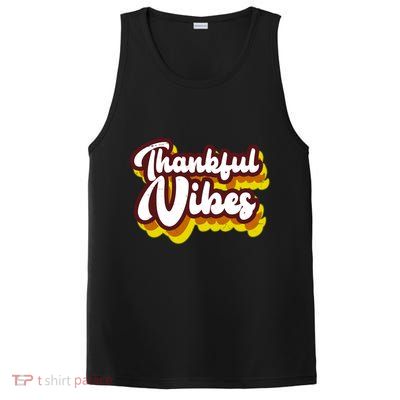 Thankful Vibes Retro Vintage PosiCharge Competitor Tank