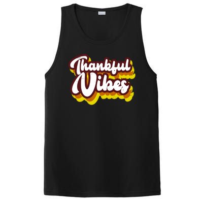 Thankful Vibes Retro Vintage PosiCharge Competitor Tank