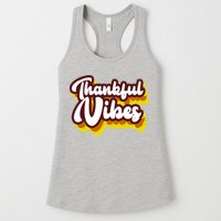 Thankful Vibes Retro Vintage Womens Tank Top
