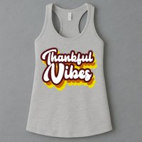 Thankful Vibes Retro Vintage Womens Tank Top