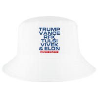 Trump Vance Rfk Tulsi Vivek And Elon Unity Party Cool Comfort Performance Bucket Hat