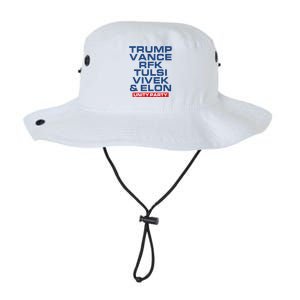 Trump Vance Rfk Tulsi Vivek And Elon Unity Party Legacy Cool Fit Booney Bucket Hat