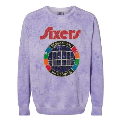 The Vintage Spectrum Logo Tee Colorblast Crewneck Sweatshirt