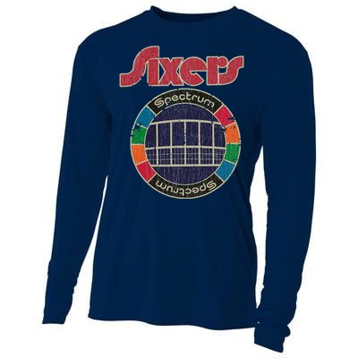 The Vintage Spectrum Logo Tee Cooling Performance Long Sleeve Crew