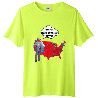 Trump Vs. Sleepy Joe Red Light Usa Map Tall Fusion ChromaSoft Performance T-Shirt