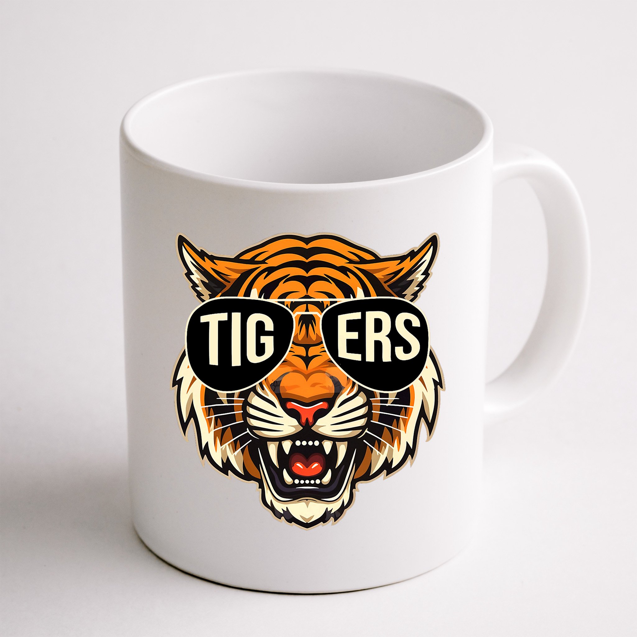Tigers Vintage Sports Name Design Mug