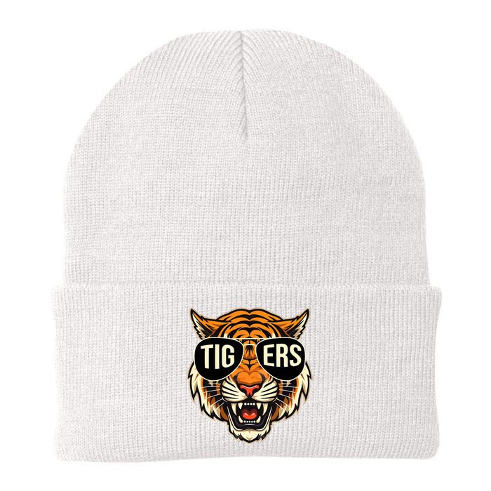 Tigers Vintage Sports Name Design Knit Cap Winter Beanie