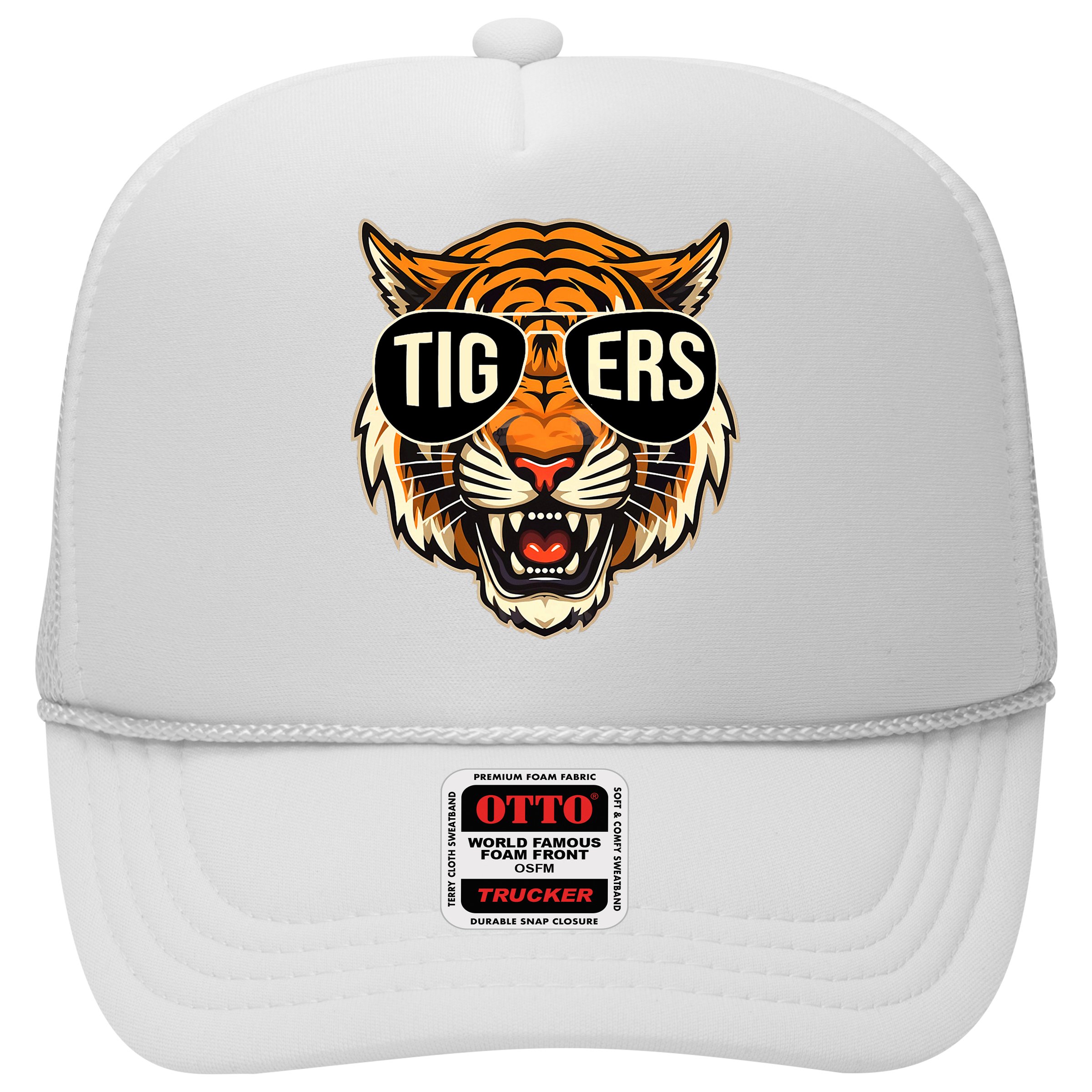 Tigers Vintage Sports Name Design Hat
