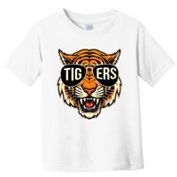 Tigers Vintage Sports Name Design Toddler T-Shirt