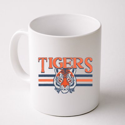 Tigers Vintage Sports Name Coffee Mug