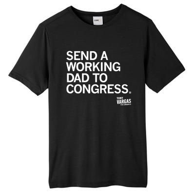 Tony Vargas Send A Working Dad To Congress Tall Fusion ChromaSoft Performance T-Shirt