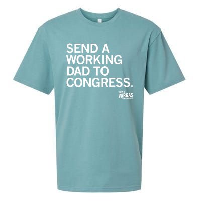 Tony Vargas Send A Working Dad To Congress Sueded Cloud Jersey T-Shirt