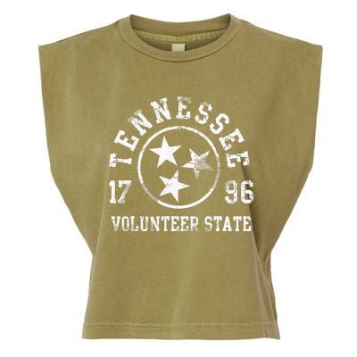 Tennessee Volunteer State Home Family Vintage Fade Orange Garment-Dyed Women's Muscle Tee