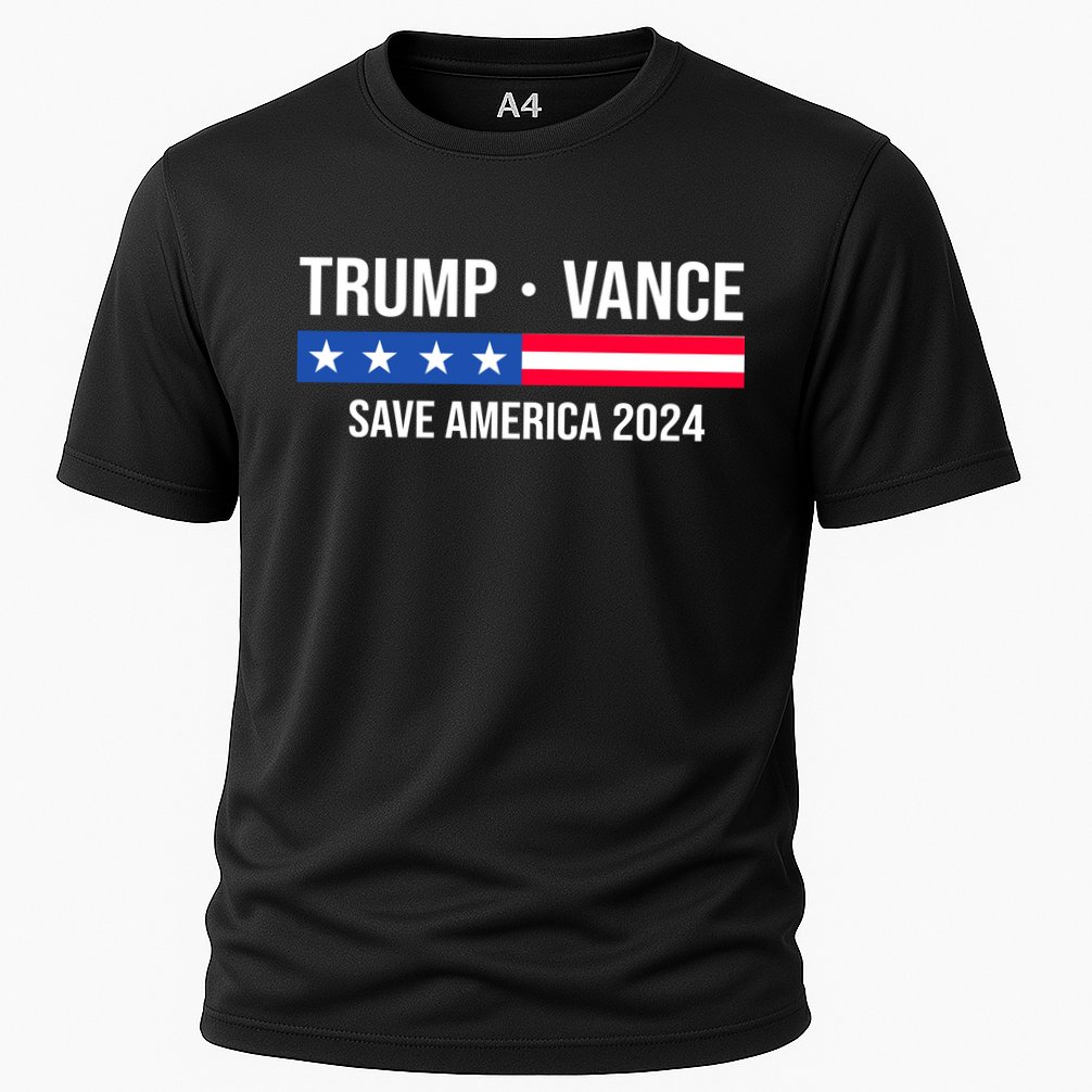 Trump Vance Save America 2024 Usa Election Cooling Performance Crew T-Shirt