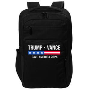 Trump Vance Save America 2024 Usa Election Impact Tech Backpack