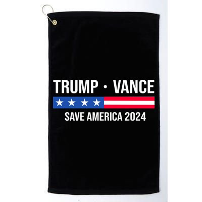 Trump Vance Save America 2024 Usa Election Golf Towel