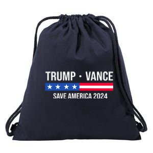 Trump Vance Save America 2024 Usa Election Drawstring Bag