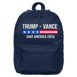 Trump Vance Save America 2024 Usa Election 16 in Basic Backpack