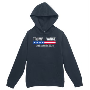 Trump Vance Save America 2024 Usa Election Urban Pullover Hoodie