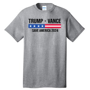 Trump Vance Save America 2024 Usa Election Tall T-Shirt