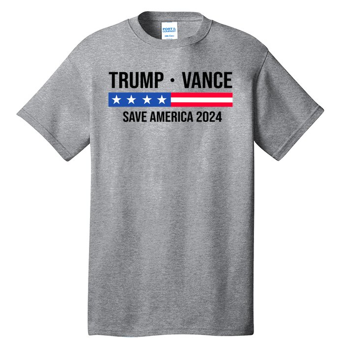 Trump Vance Save America 2024 Usa Election Tall T-Shirt