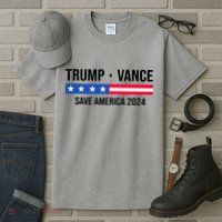 Trump Vance Save America 2024 Usa Election Tall T-Shirt