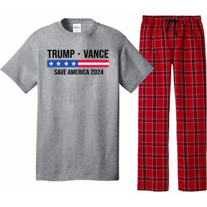 Trump Vance Save America 2024 Usa Election Pajama Set