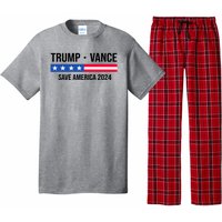 Trump Vance Save America 2024 Usa Election Pajama Set