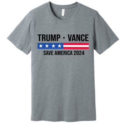 Trump Vance Save America 2024 Usa Election Premium T-Shirt