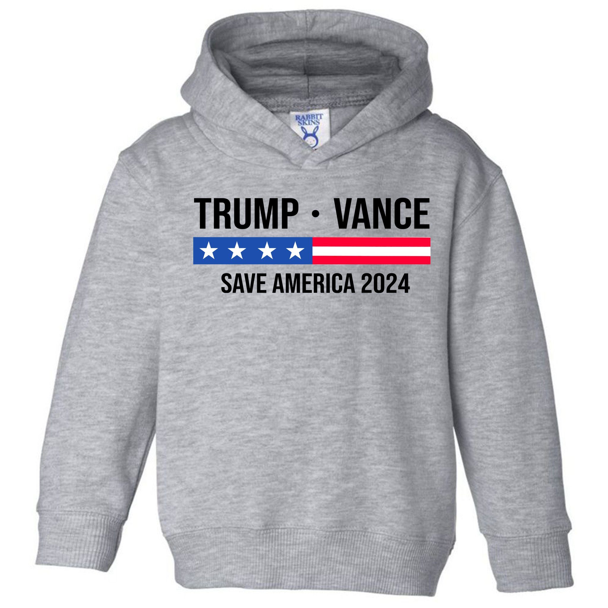Trump Vance Save America 2024 Usa Election Toddler Hoodie