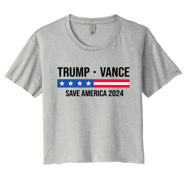 Trump Vance Save America 2024 Usa Election Crop Top