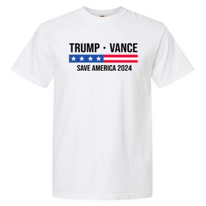 Trump Vance Save America 2024 Usa Election Garment-Dyed Heavyweight T-Shirt