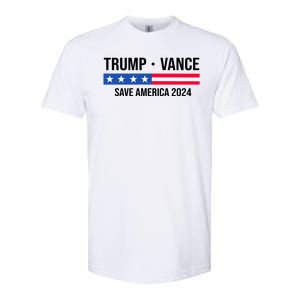 Trump Vance Save America 2024 Usa Election Softstyle CVC T-Shirt