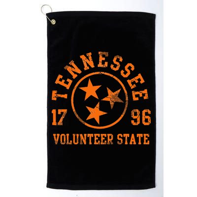 Tennessee Volunteer State Flag Home Vintage Distressed Golf Towel