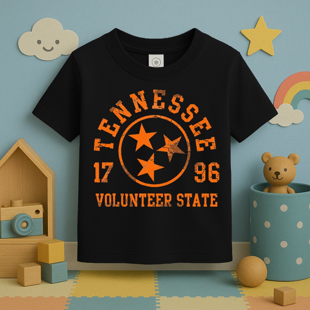 Tennessee Volunteer State Flag Home Vintage Distressed Toddler T-Shirt