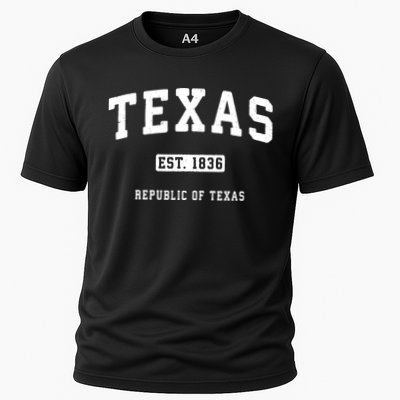 Texas Vintage Sports Design Republic Of Texas Performance Shirt