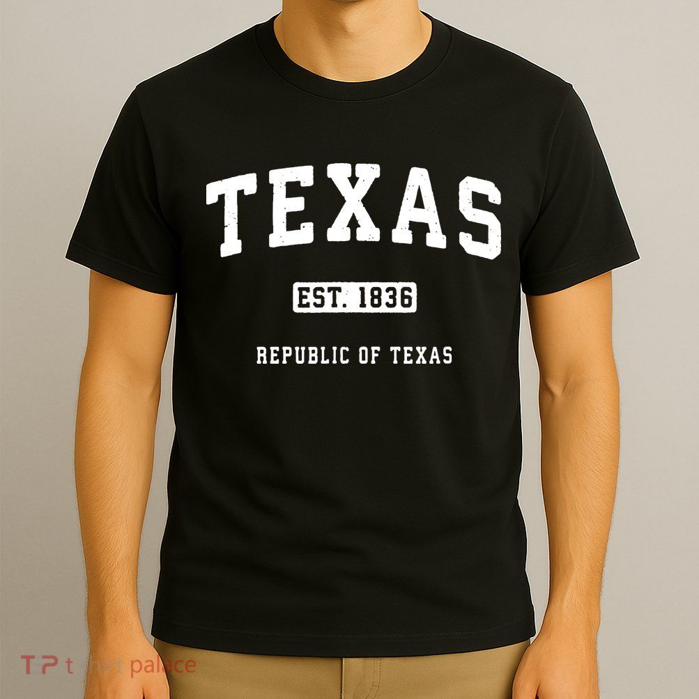 Texas Vintage Sports Design Republic Of Texas T-Shirt