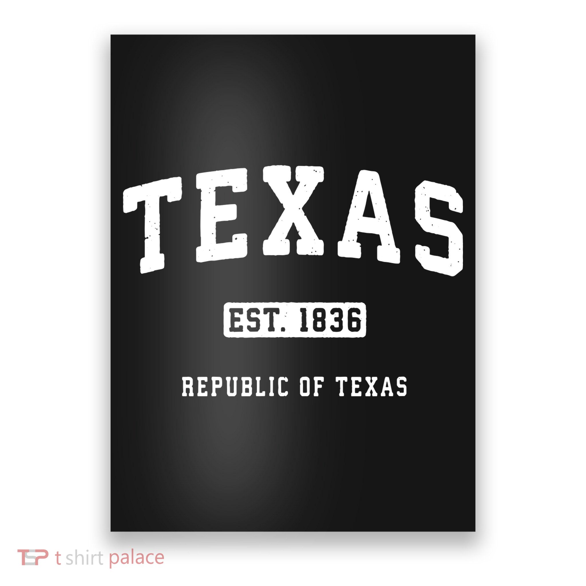 Texas Vintage Sports Design Republic Of Texas Poster