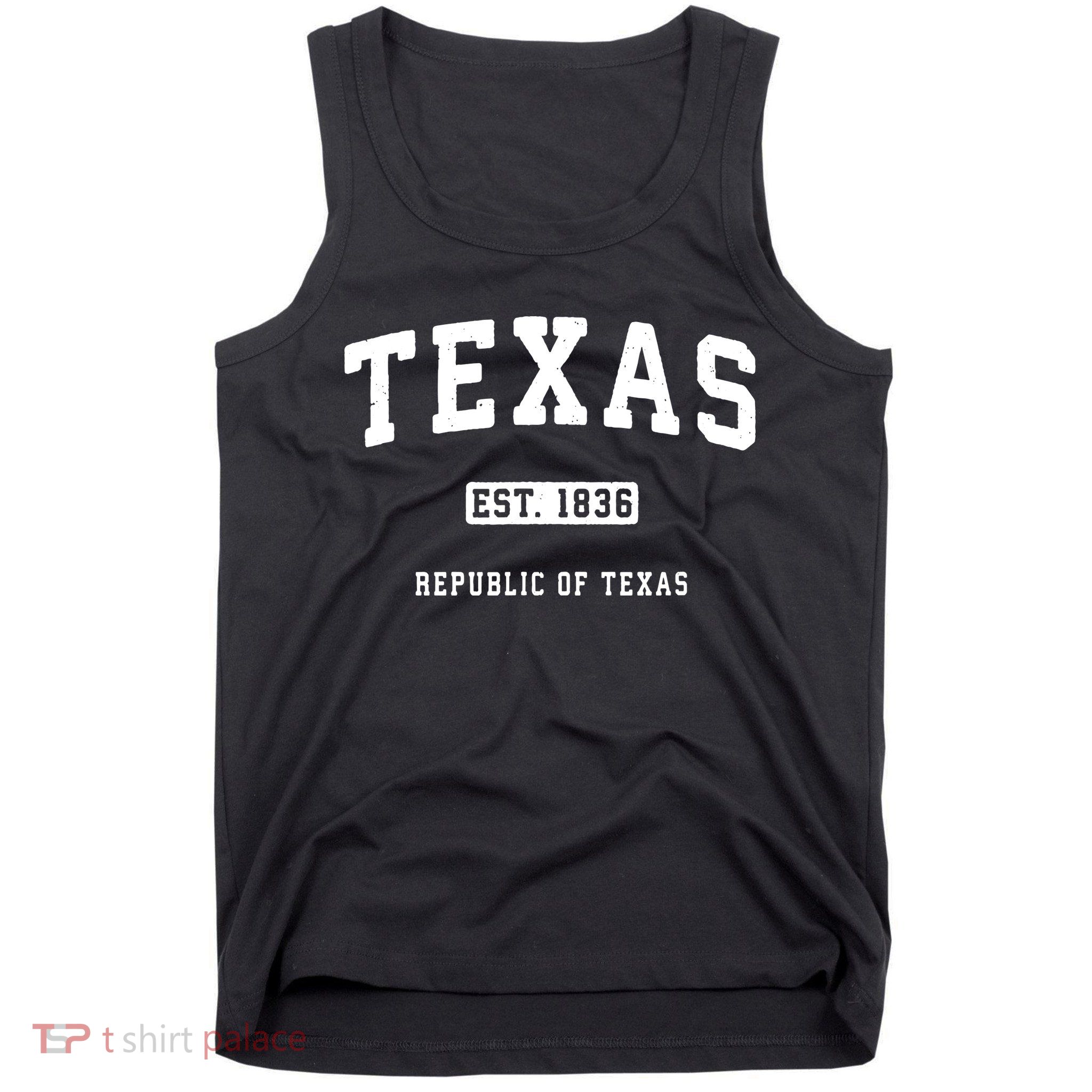Texas Vintage Sports Design Republic Of Texas Tank Top