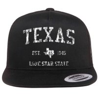 Texas Vintage Sports Design Texan Flat Bill Trucker Hat