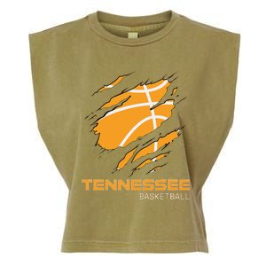 The Volunteer State Fan Tennesseean Tennessee Basketball Garment-Dyed Women's Muscle Tee