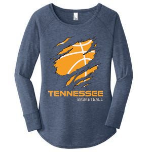 The Volunteer State Fan Tennesseean Tennessee Basketball Women's Perfect Tri Tunic Long Sleeve Shirt