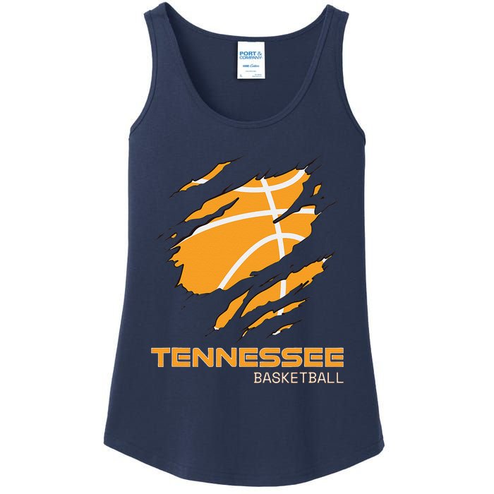 The Volunteer State Fan Tennesseean Tennessee Basketball Ladies Essential Tank