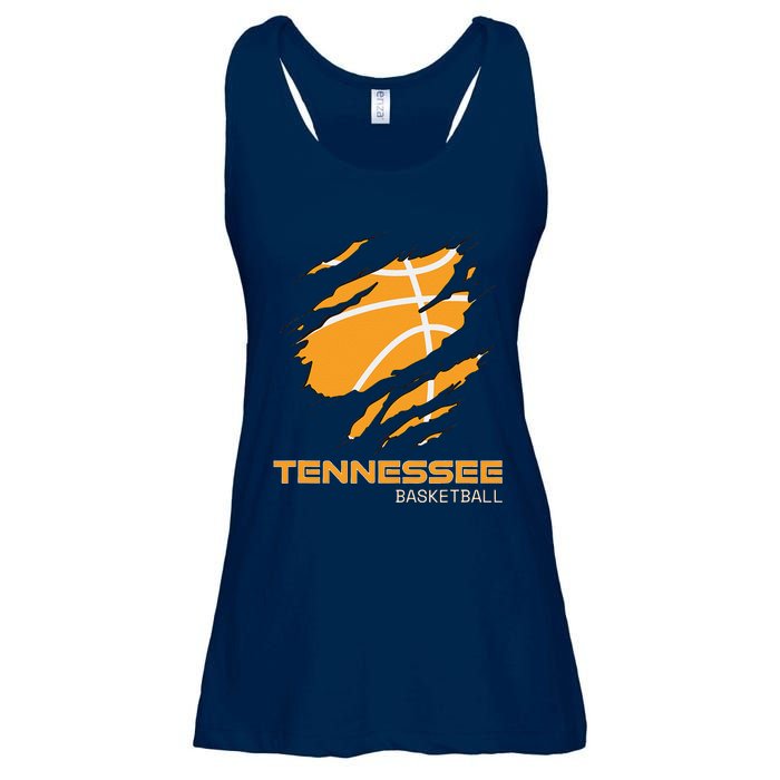 The Volunteer State Fan Tennesseean Tennessee Basketball Ladies Essential Flowy Tank