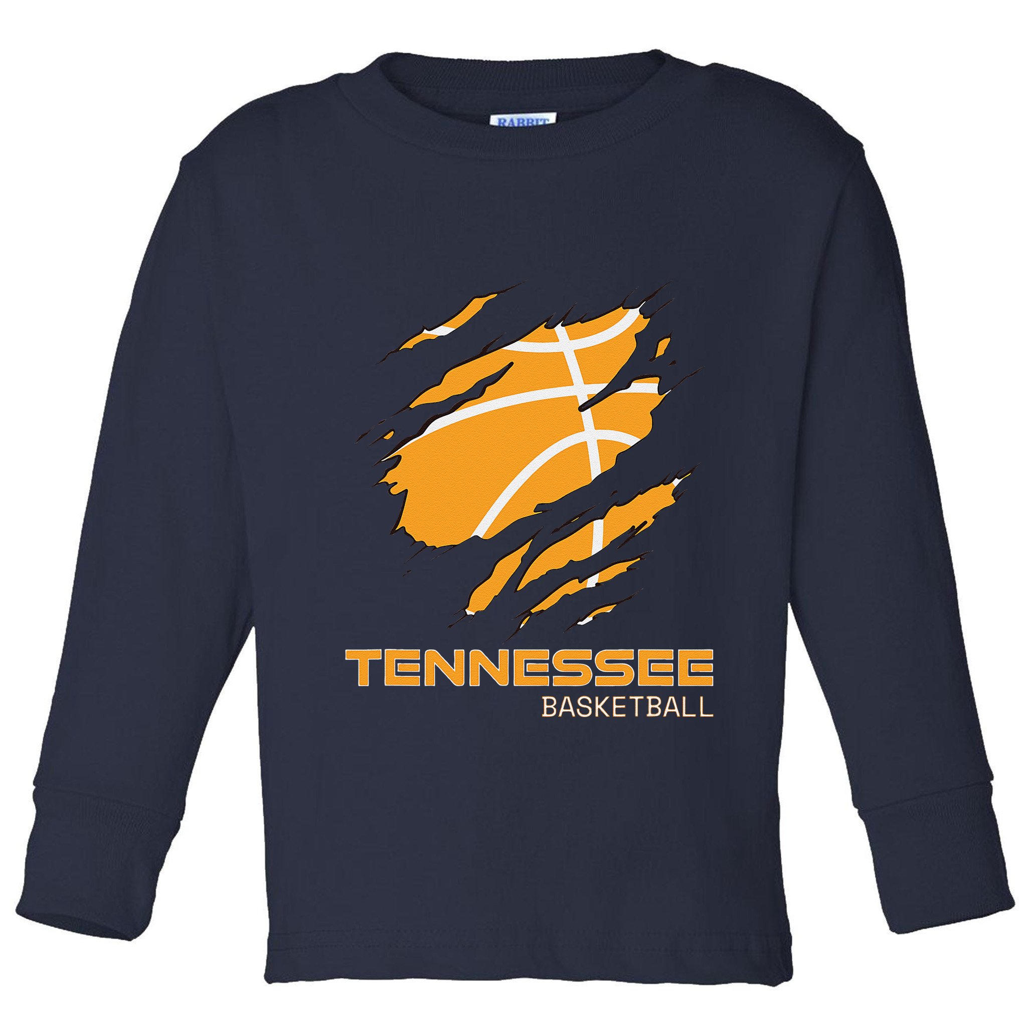 The Volunteer State Fan Tennesseean Tennessee Basketball Toddler Long Sleeve Shirt